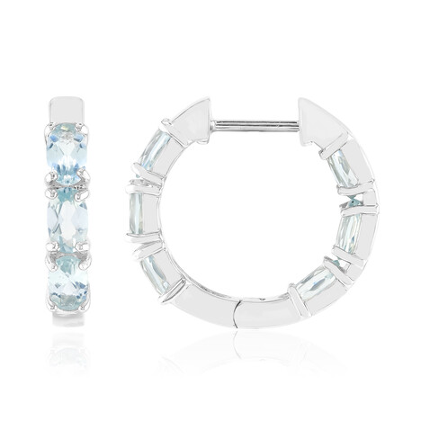 Pendientes en plata con Ambligonita