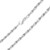 Cadena en plata