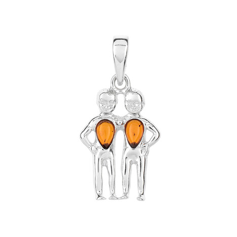 Baltic Amber Silver Pendant (dagen)