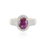 Anillo en oro con Rubí estrella de Karnataka (SUHANA)