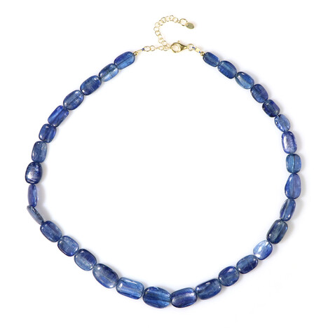 Nepalesischer Kyanit-Silberhalskette