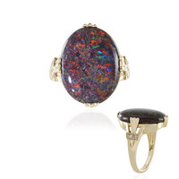 Anello in oro con Opale Matrice Andamooka (AMAYANI)