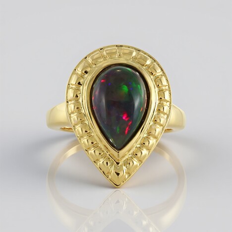 Anello in argento con Opale Mezezo (SAELOCANA)