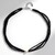 Collana in argento con Perla d'Acqua Dolce Bianca