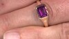 Gouden ring met een rhodliet (CIRARI)