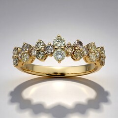 Anello in oro con Diamante Fancy SI2 (CIRARI)