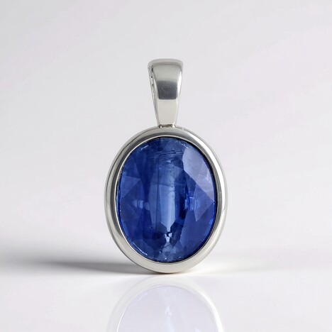 Ciondolo in argento con Cianite del Nepal