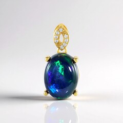 Ciondolo in argento con Opale Mezezo