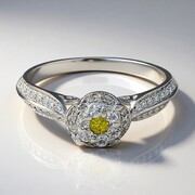Anillo en plata con Esfena