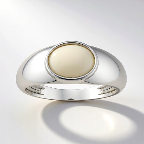 Bague en argent et Opale Welo