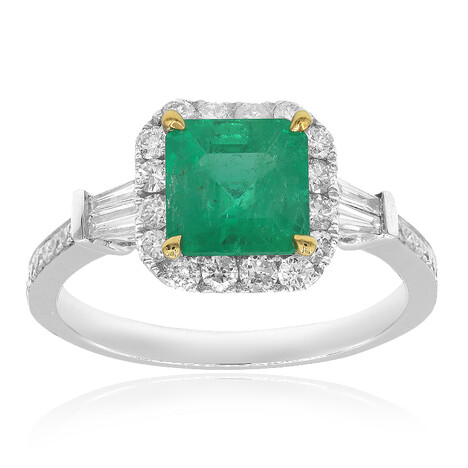 Kolumbianischer Smaragd-Goldring (CIRARI)