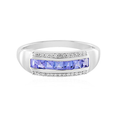 Anello in argento con Tanzanite
