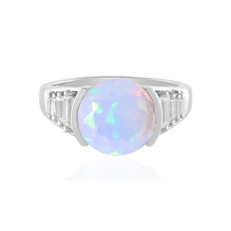 Anello in argento con Opale di Welo