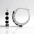 Orecchini in argento con Spinello Nero