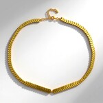 Collier en argent et Hématite dorée