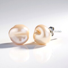 Orecchini in argento con Perla d'Acqua Dolce Pesca