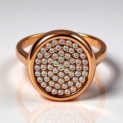 Anello in oro con Diamante Rose de France SI1 di Argyle (Annette)