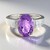 Anello in argento con Quarzo Azur
