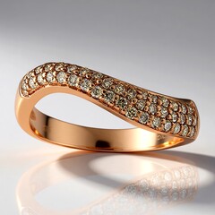 Anello in oro con Diamante Rose de France SI1 di Argyle