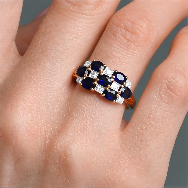 Kanchanaburi-Saphir-Goldring