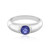 Anello in argento con Tanzanite