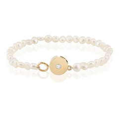 SI1 (G) Diamond Silver Bracelet (Annette)