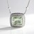 Collier en argent et Améthyste verte (Dallas Prince Designs)