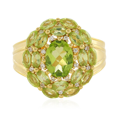 Anello in argento con Peridoto