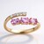 Anello in oro con Zaffiro Rosa (CIRARI)