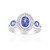 Anello in argento con Tanzanite (Pallanova)