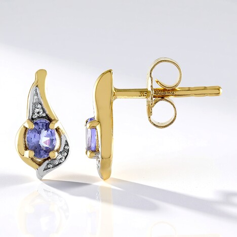 Orecchini in argento con Tanzanite