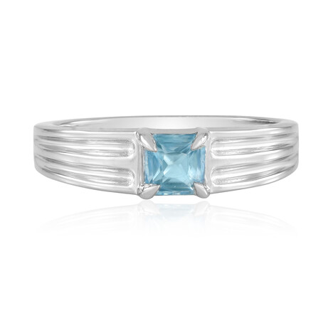 Anillo en plata con Zircón de Ratanak Kirí (Adela Silber)