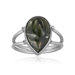 Seraphinit-Silberring (Bali Barong)