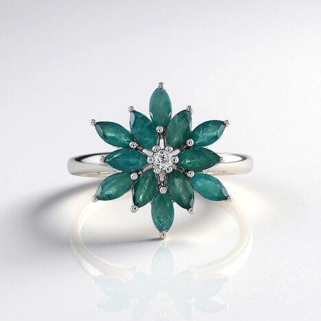 Anello in argento con Grandidierite