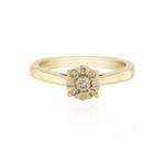 I2 Brown Diamond Silver Ring