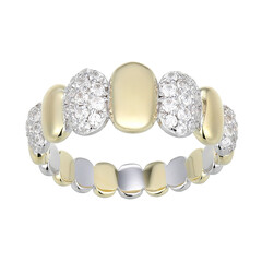 Zilveren ring met zirkonen (Adela Silber)