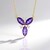 Collana in argento con Ametista Zambiana (de Melo Essence)