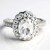 Anello in argento con Petalite