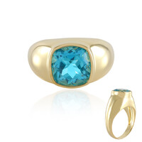 Anello in argento con Topazio Paraiba