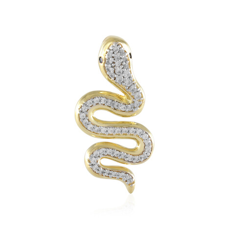 Zirkon-Silberanhänger