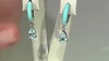 Pendientes en plata con Topacio azul cielo