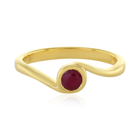 Anello in argento con Rubino Longido