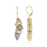 Orecchini in argento con Labradorite Blu Maniry (KM by Juwelo)