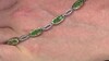 Zilveren armband met Zambia-smaragdstenen (Gems en Vogue)