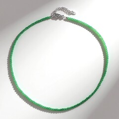 Collana in argento con Avventurina Verde