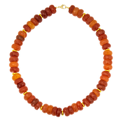 Collar en plata con Cornalina (CUSTODANA)