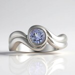 Anello in argento con Tanzanite Lilla (Pallanova)