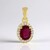 Ciondolo in argento con Rubino Bemainty