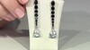 Boucles d'oreilles en argent et Topaze blanche