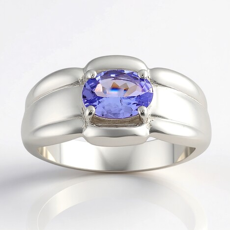 Anello in argento con Tanzanite (Pallanova)